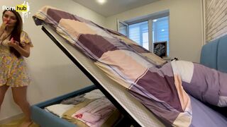Вагинальный подарок судьбы — мачеха застряла под кроватью