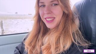Деревенская девушка-автостопщица расплатилась за проезд натурой